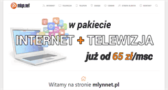 Desktop Screenshot of mlynnet.pl